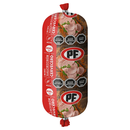 Mini salchichón cervecero 400gr PF