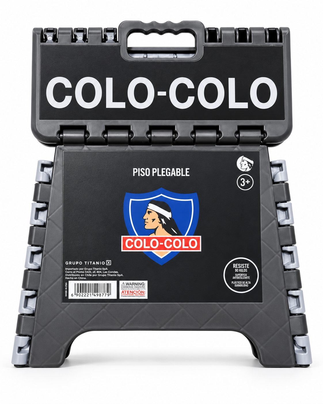 Piso Plegable Colo-Colo – Banquito Portátil Resistente hasta 90 kg