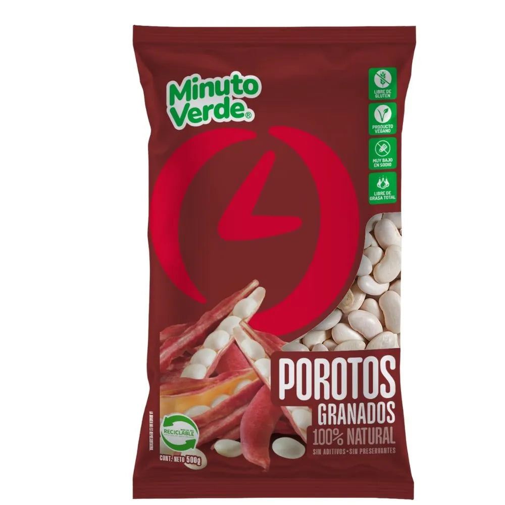 Porotos granados 500gr producto congelado - Chilena Cossas