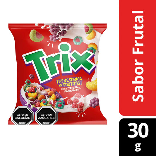 Cereal trix individual 30g sabores frutales