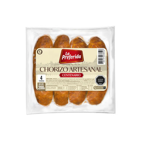 Chorizo artesanal la preferida 200g