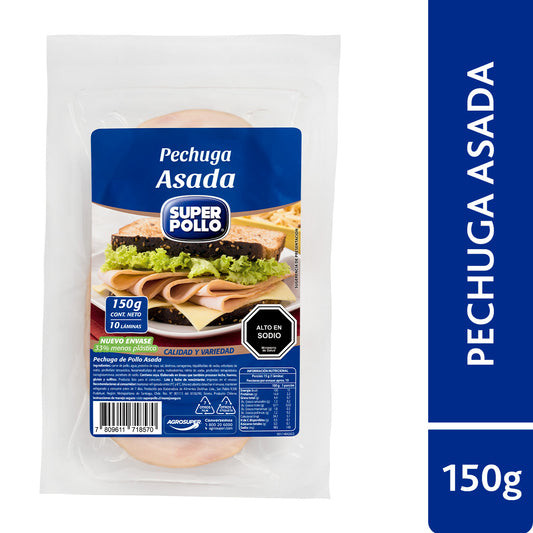 Pechuga asada súper pollo 150g