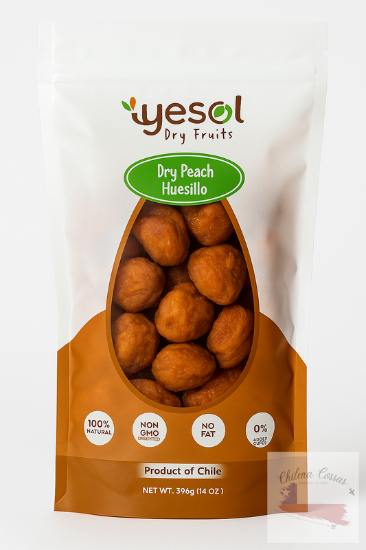 Huesillos chilenos 396g – fruta deshidratada para mote con huesillos