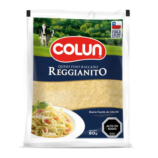Queso rallado Reggianito Colun - Chilena Cossas