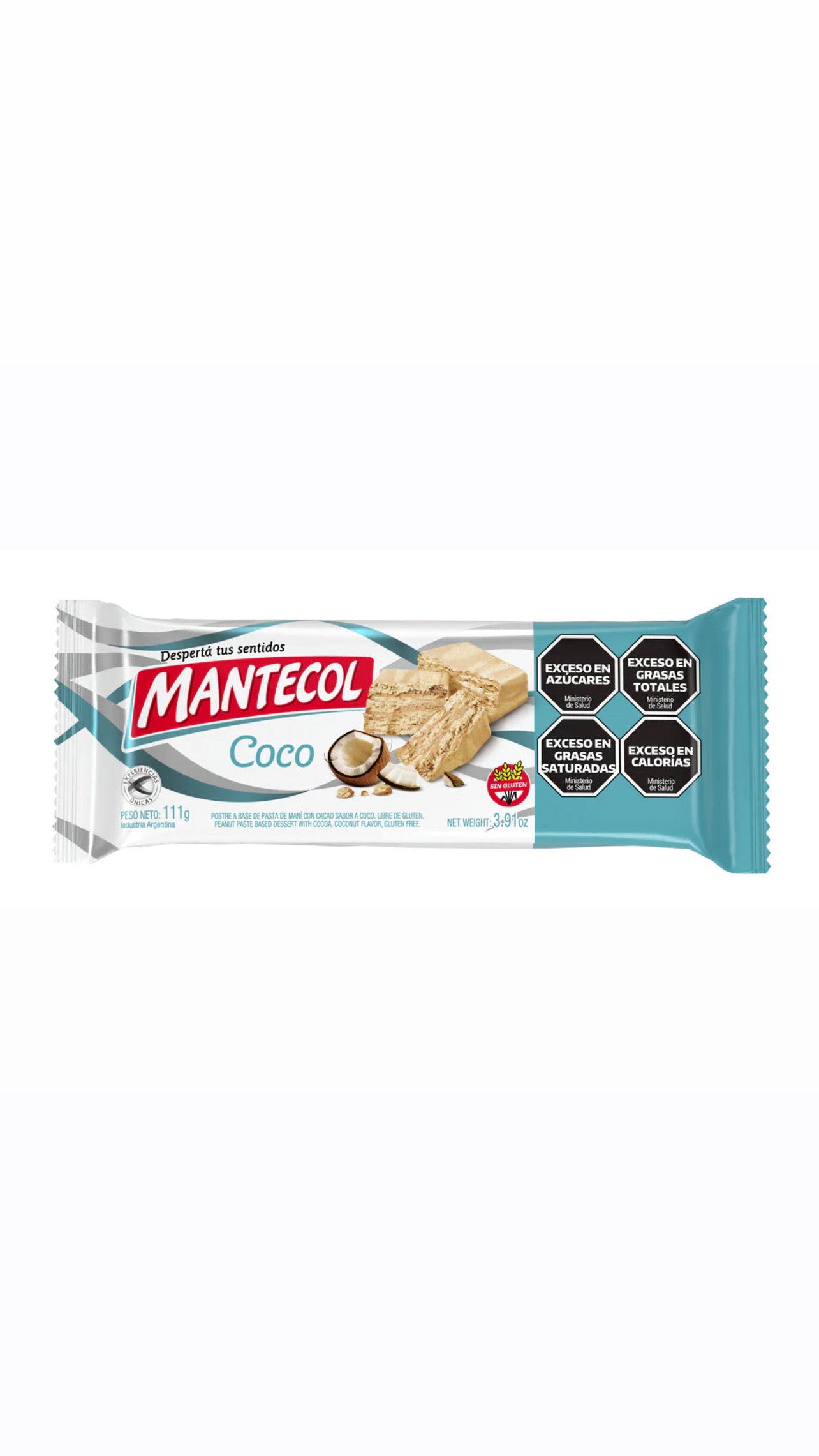 Mantecol coco 111g
