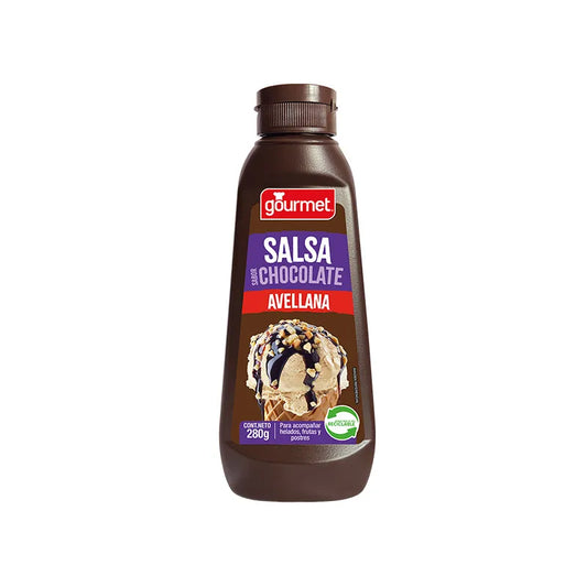 Salsa de chocolate avellana 280g Gourmet