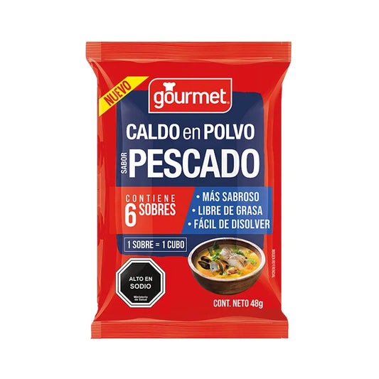 Caldo en polvo de pescado - 6 sobres