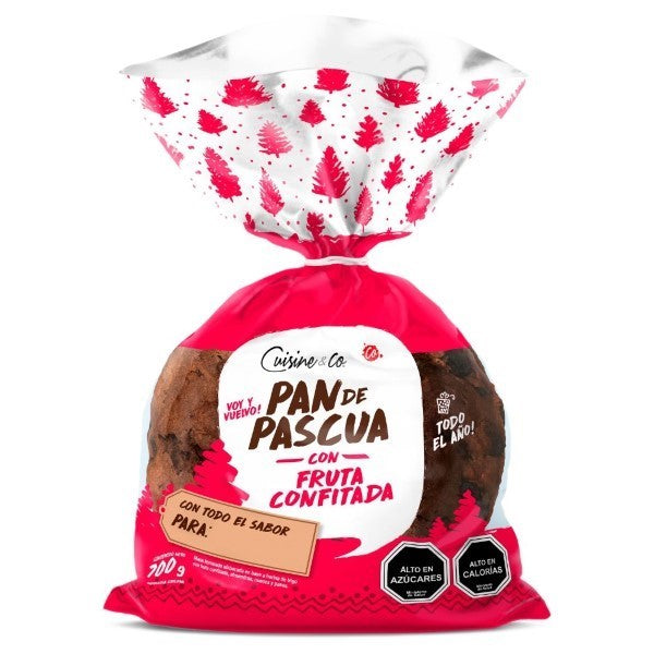 Pan de pascua frutas confitadas 700g Cousine & Co