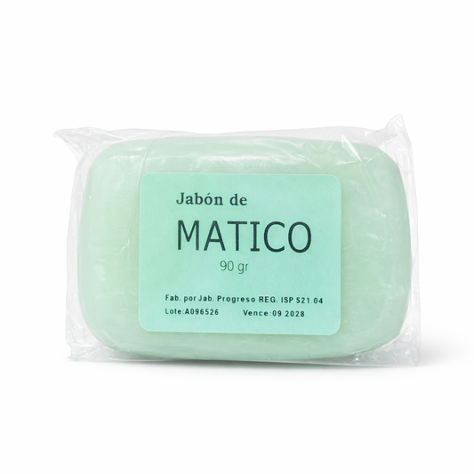 Jabón de Matico 90g Natural | Cuidado de la Piel y Propiedades Calmantes
