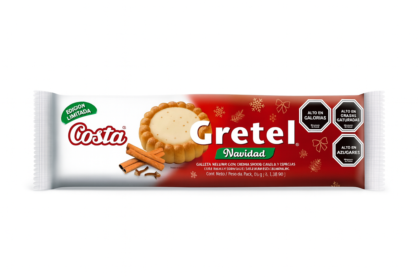 Galletas Gretel Navidad- Costa Edición Limitada 85 g