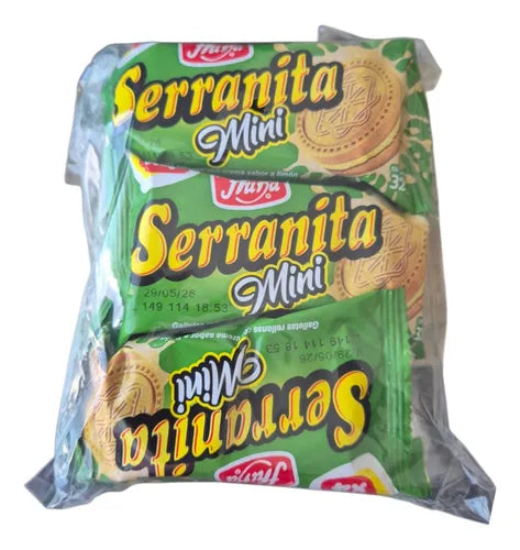 Galleta mini serranita Fruna - pack de 6 paquetes mini (4 galletas cada paquete)