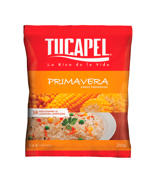 Arroz tucapel primavera 210gr