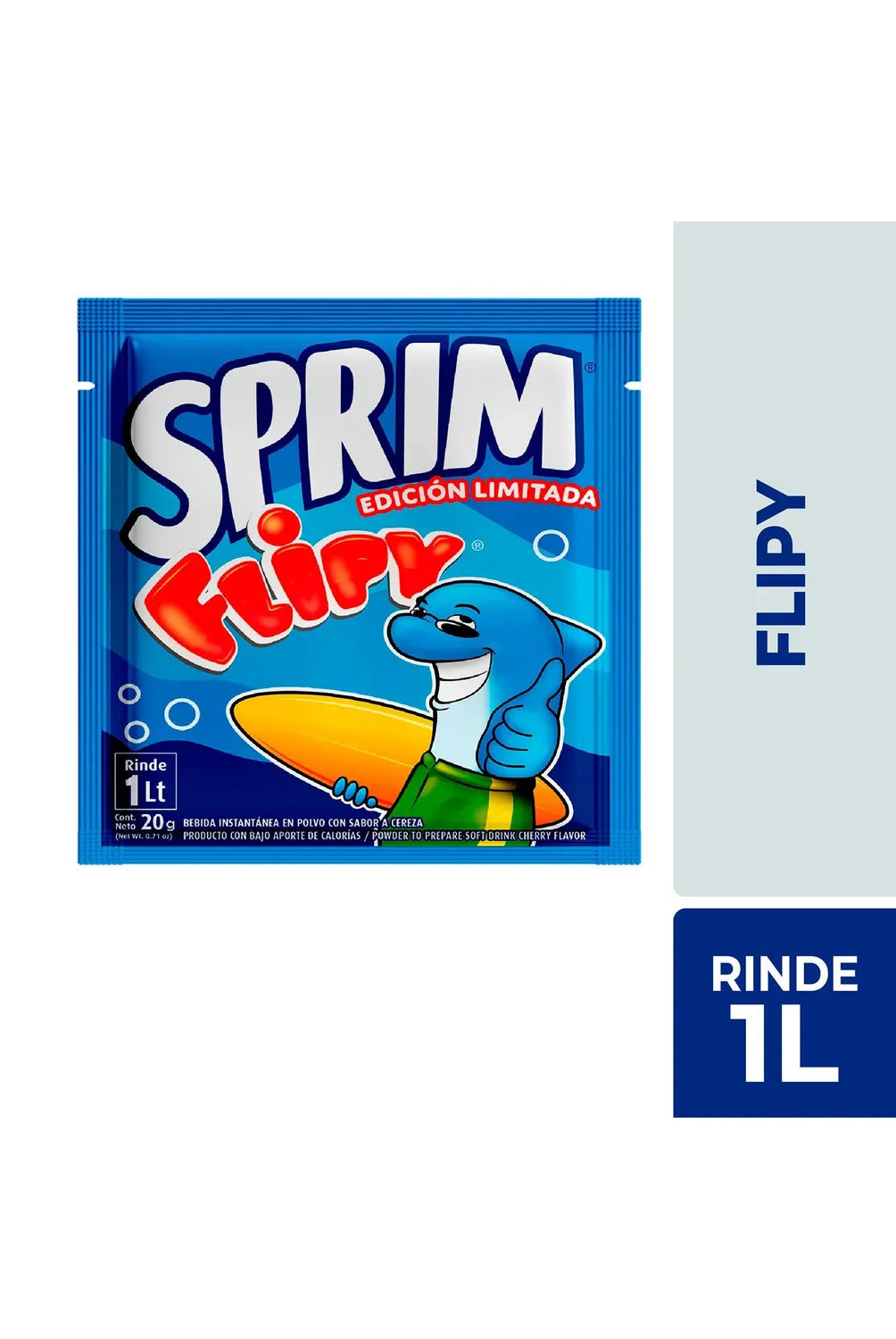 Jugo Sprim Flipy edicion limitada - sabor a cereza