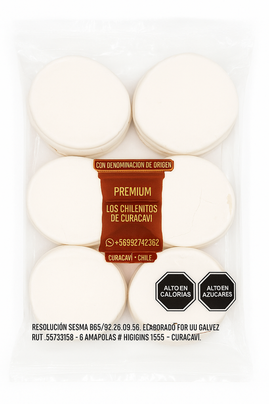 Pasteles de curacavi 6 unidades