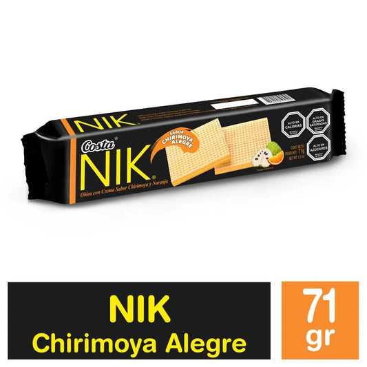 Galleta nik chirimoya alegre 71g