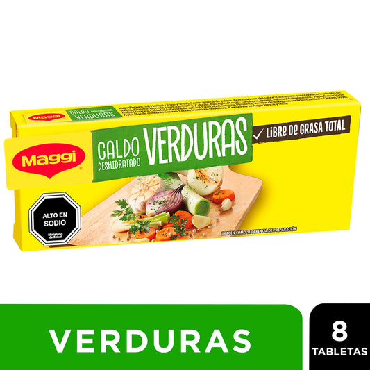 Caldo de verdura 8 tabletas