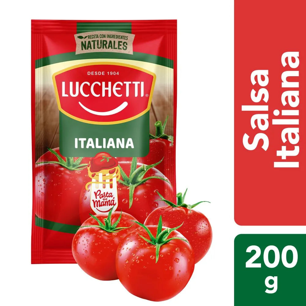 Salsa de tomate lucchetti 200gr - Chilena Cossas