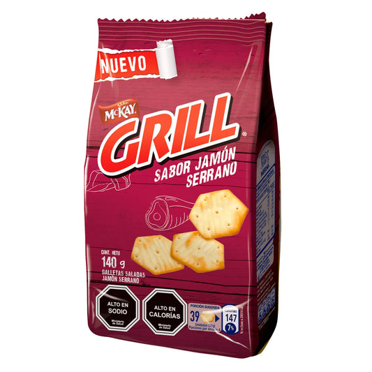 Galleta Grill sabor jamon serrano 140g