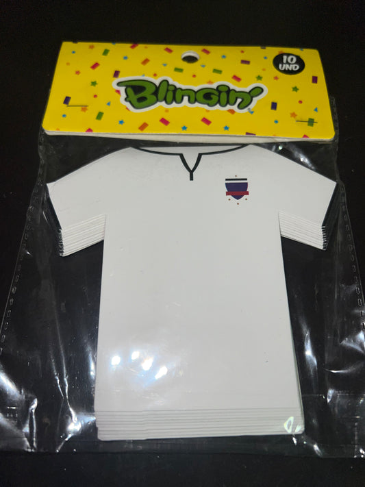 Tarjetas de invitación colo colo, 10 unidades