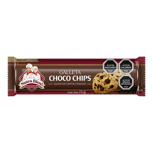 Galleta chocochips 75g nutra bien