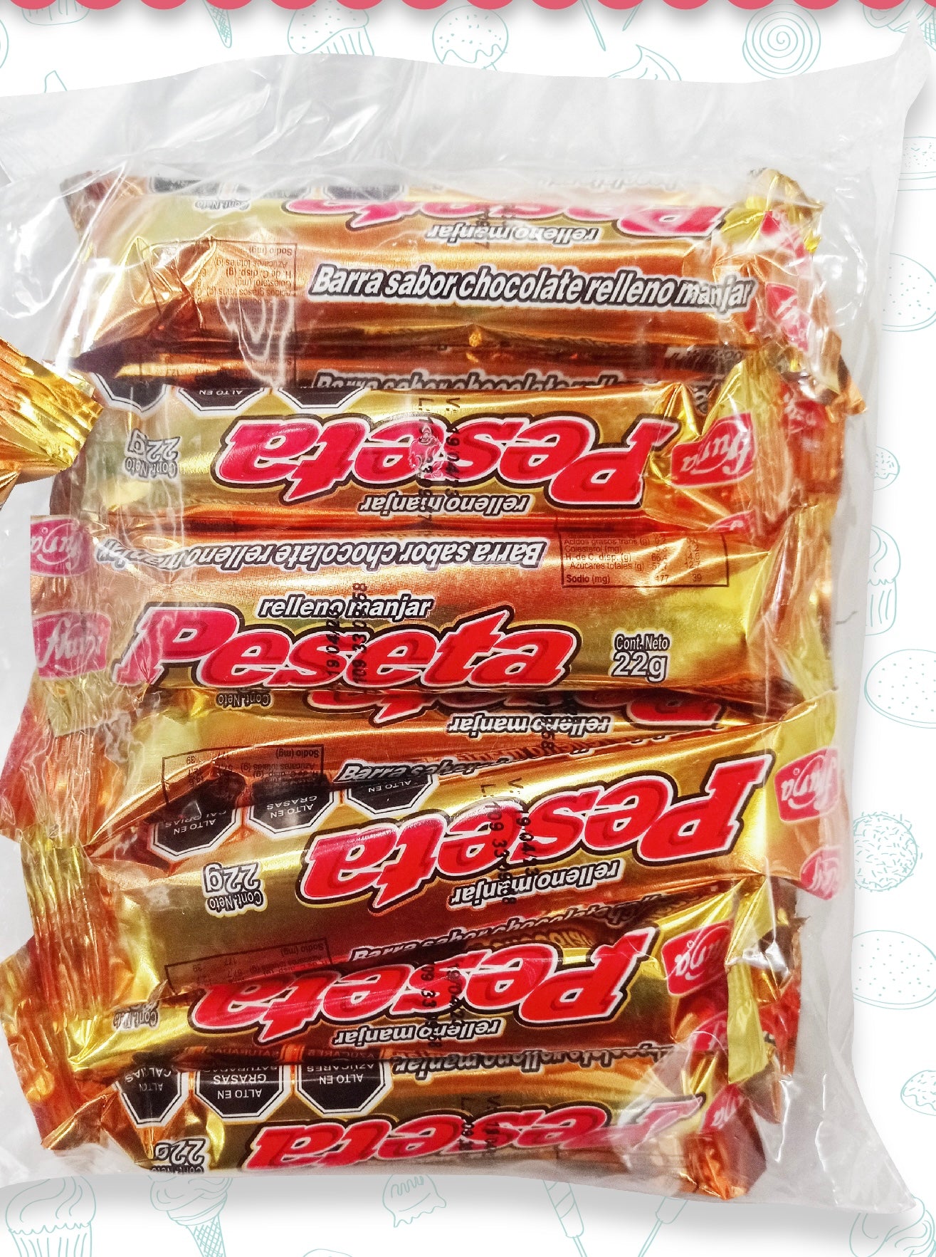 Chocolate Peseta fruna