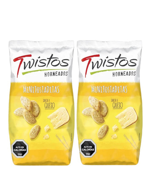 Twistos, mini tostaditas horneadas 100g - Chilena Cossas
