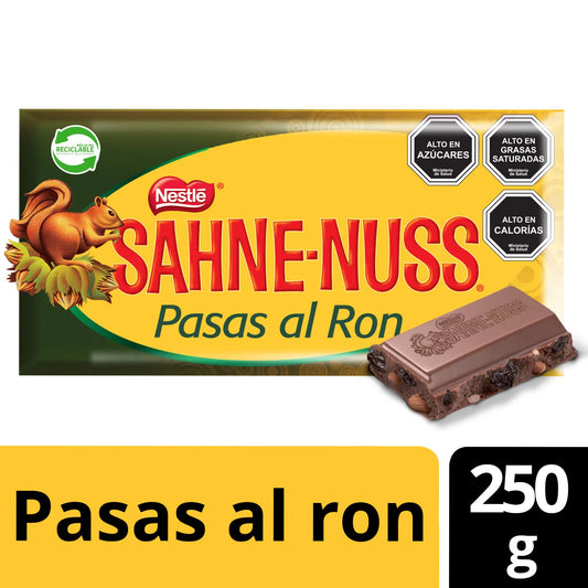 Sahne Nuss pasas al Ron 250gr