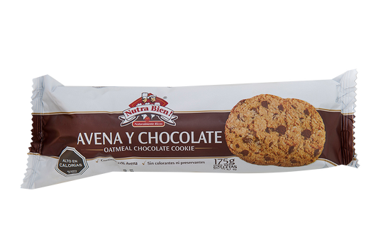 Galletas de avena Nutra bien 175 gramos - Chilena Cossas