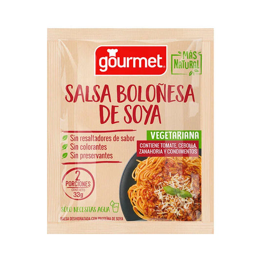 Salsa bolognesa de soya Vegetariana
