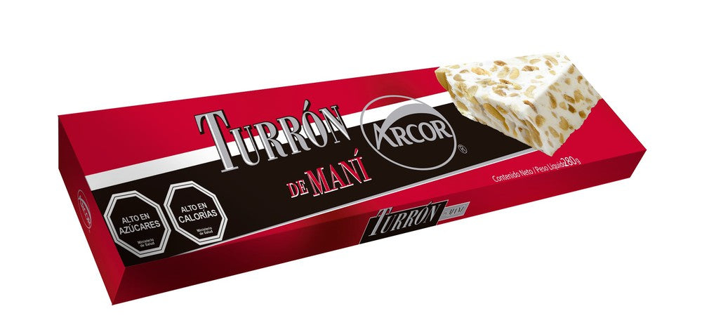Turrón de maní Arcor 220 grs - Chilena Cossas