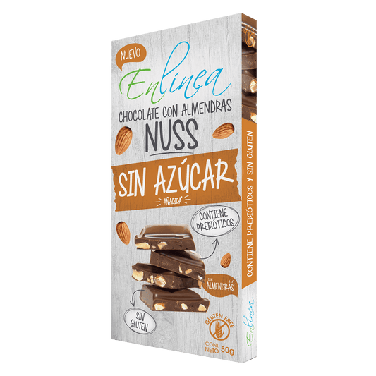 Chocolate con almendras En linea 50 gr