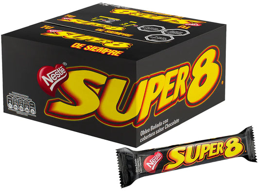Super 8 Nestlé – barra chilena de chocolate y galleta