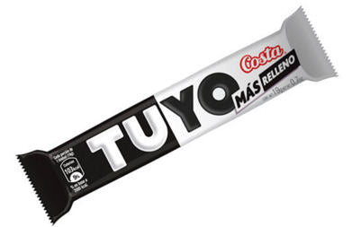 Tuyo, oblea con crema de maní