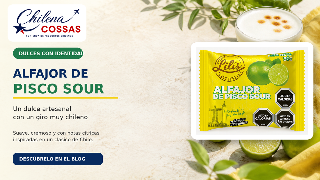 Alfajor de Pisco Sour: el dulce chileno que sorprende