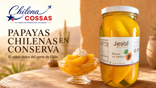 Papayas chilenas en conserva