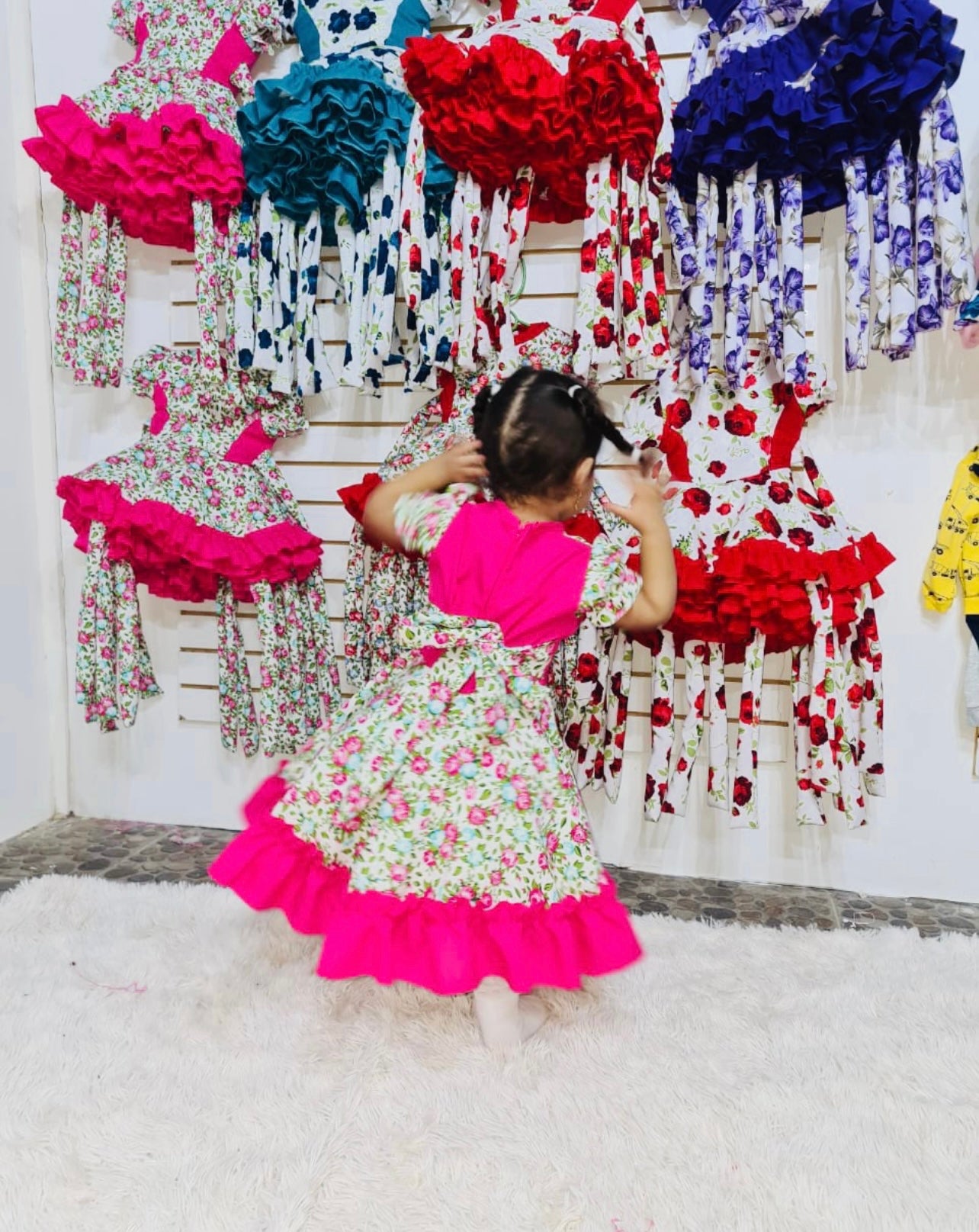 Vestido huasita para niñas