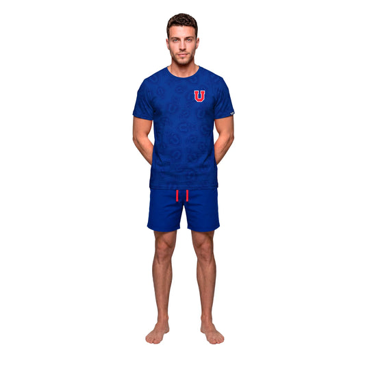 Pijama Universidad de Chile algodon - Adulto Top