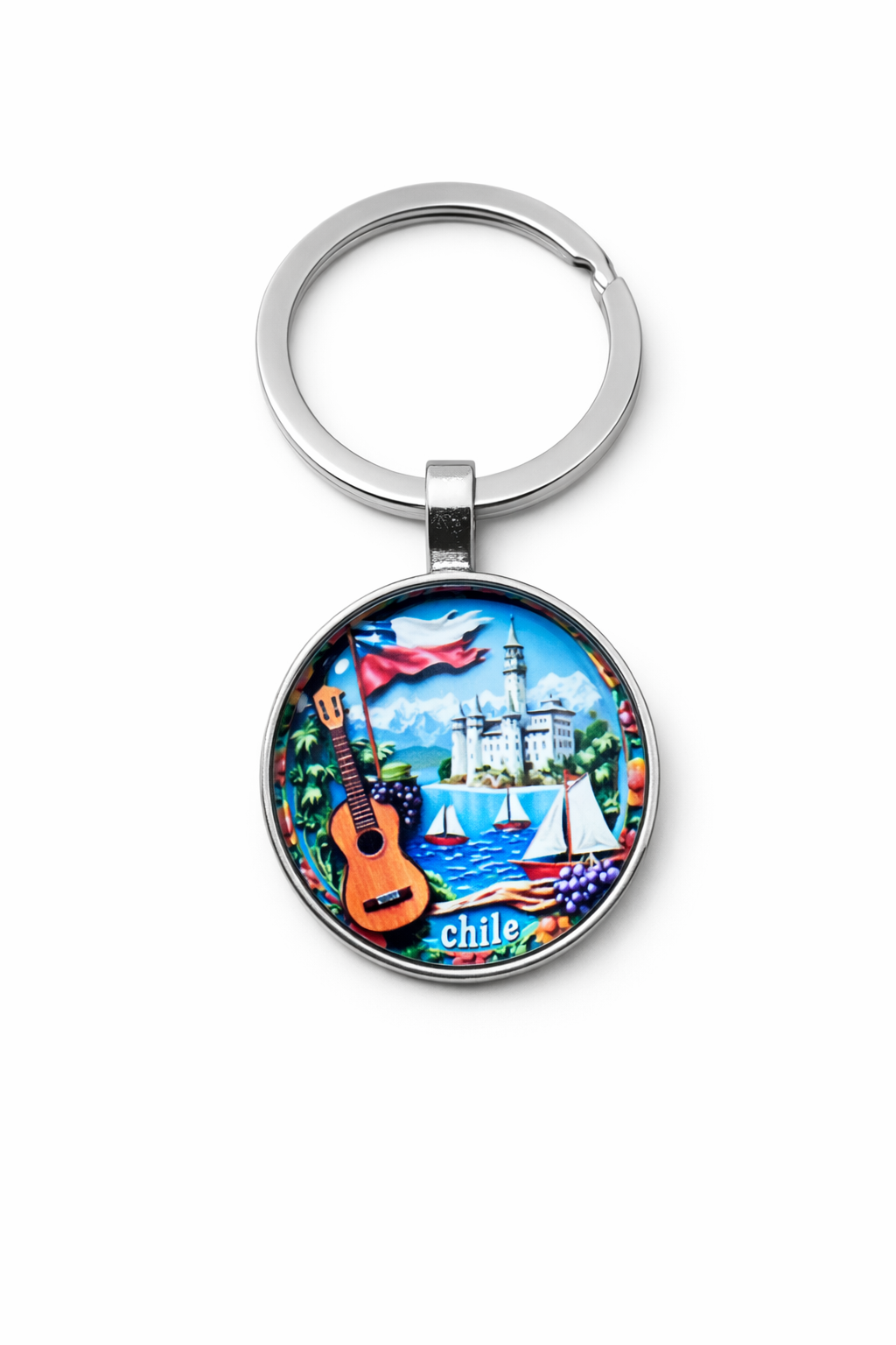 Llavero diseño chileno