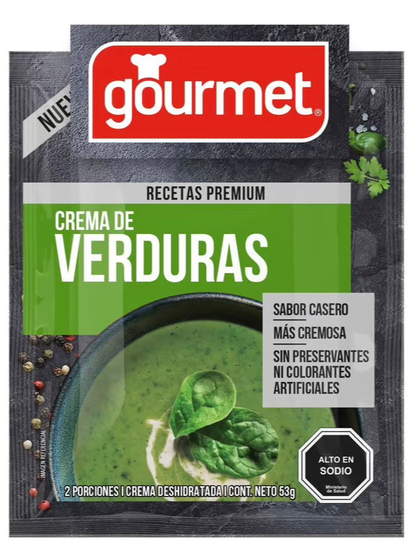 Crema de verduras Gourmet