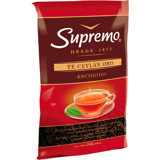 Te Ceylán oro supremo 250g