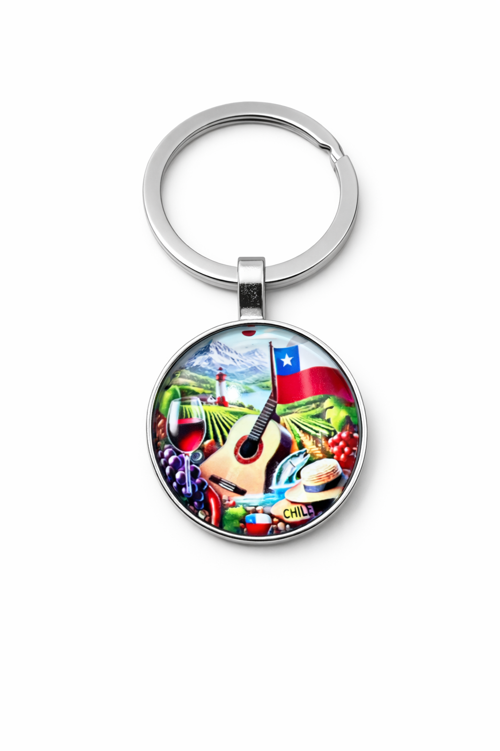 Llavero diseño chileno