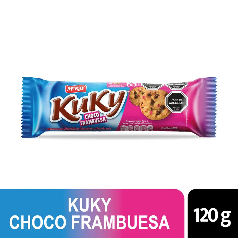 Galleta Kuky choco frambuesa 120g