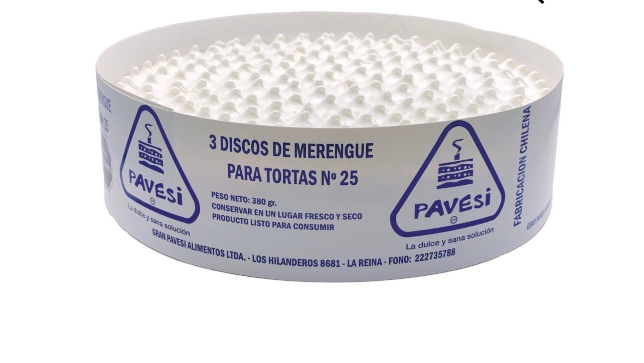 Discos de merengue 3 unidades - Chilena Cossas 