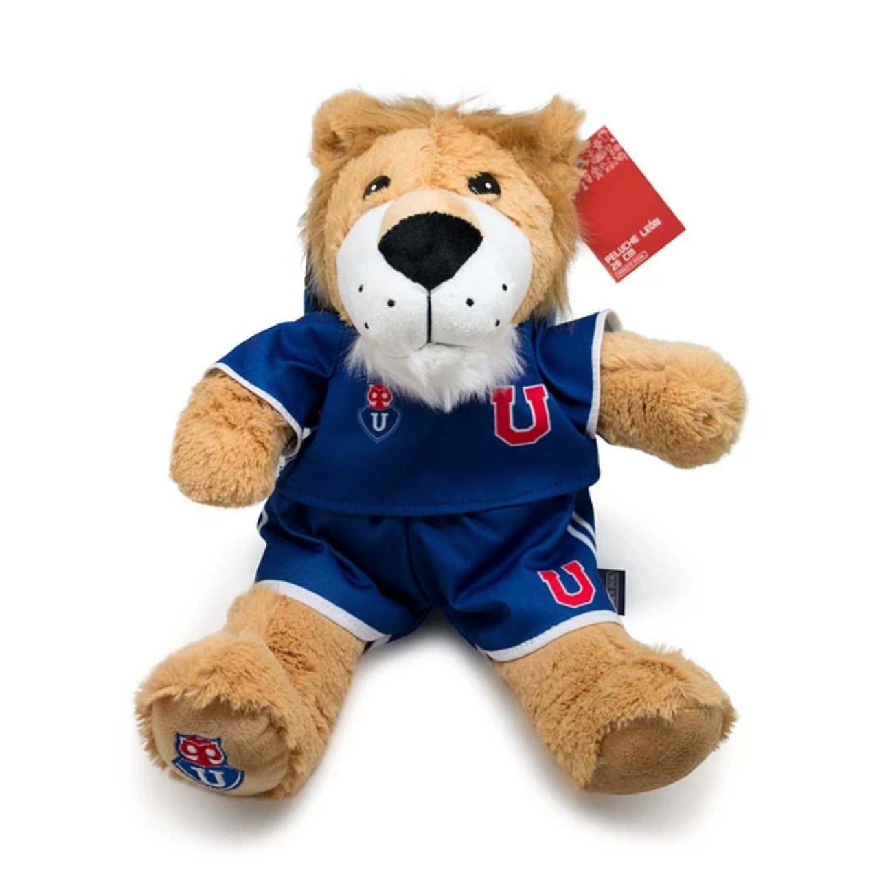 Peluche león Universidad de Chile 26cm mascota oficial juguete azul bulla