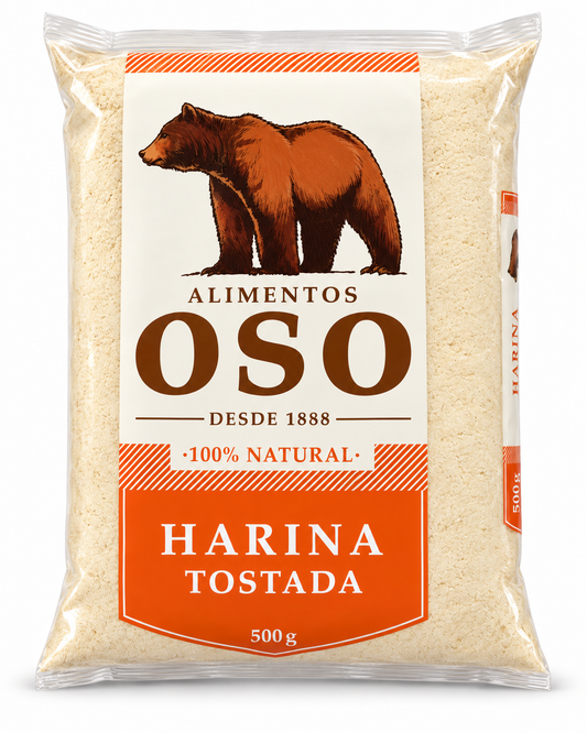 Harina tostada Oso 500g - OFERTA expiración 7 Noviembre 2026