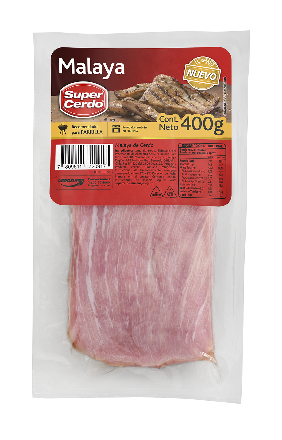 Malaya 400g súper cerdo