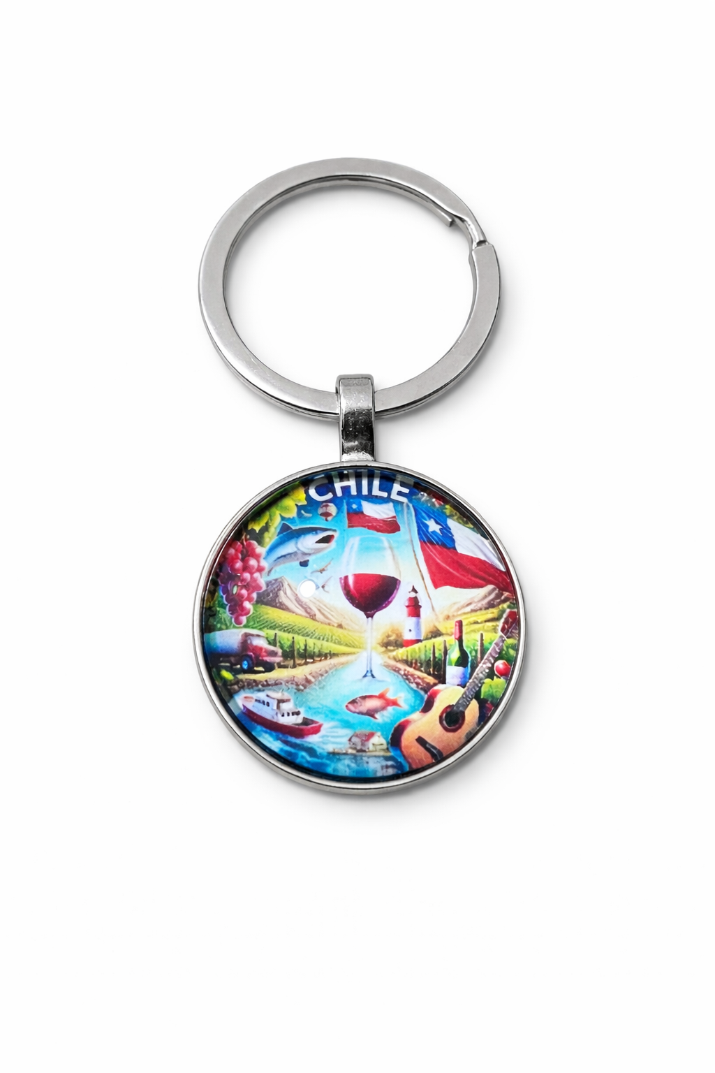 Llavero diseño chileno