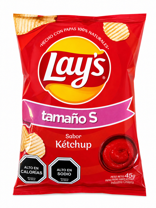 Papas lays ketchup 45g - Chilena Cossas 