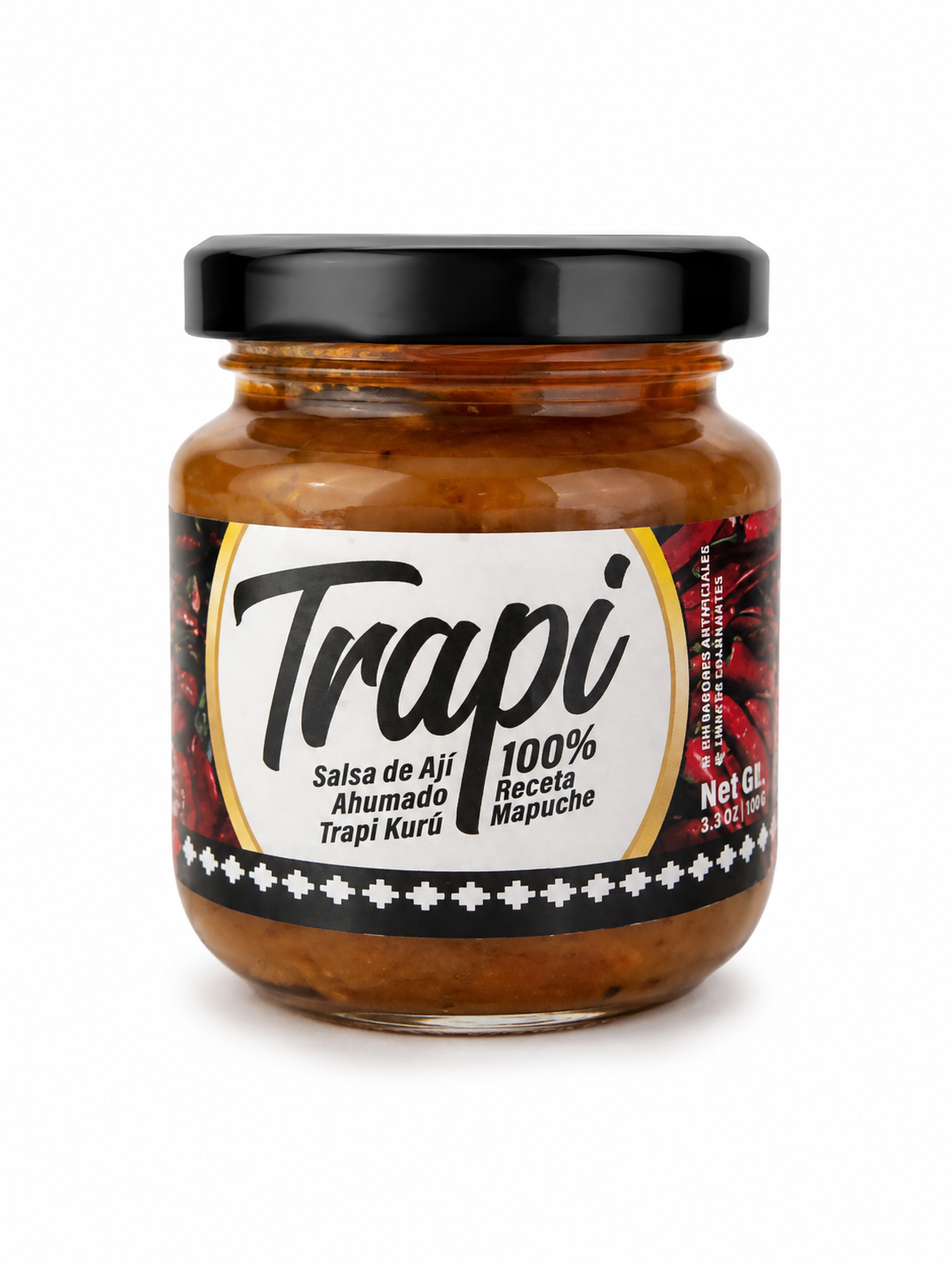Salsa de Ají Ahumado Trapi Kurü – Receta Mapuche 110 g
