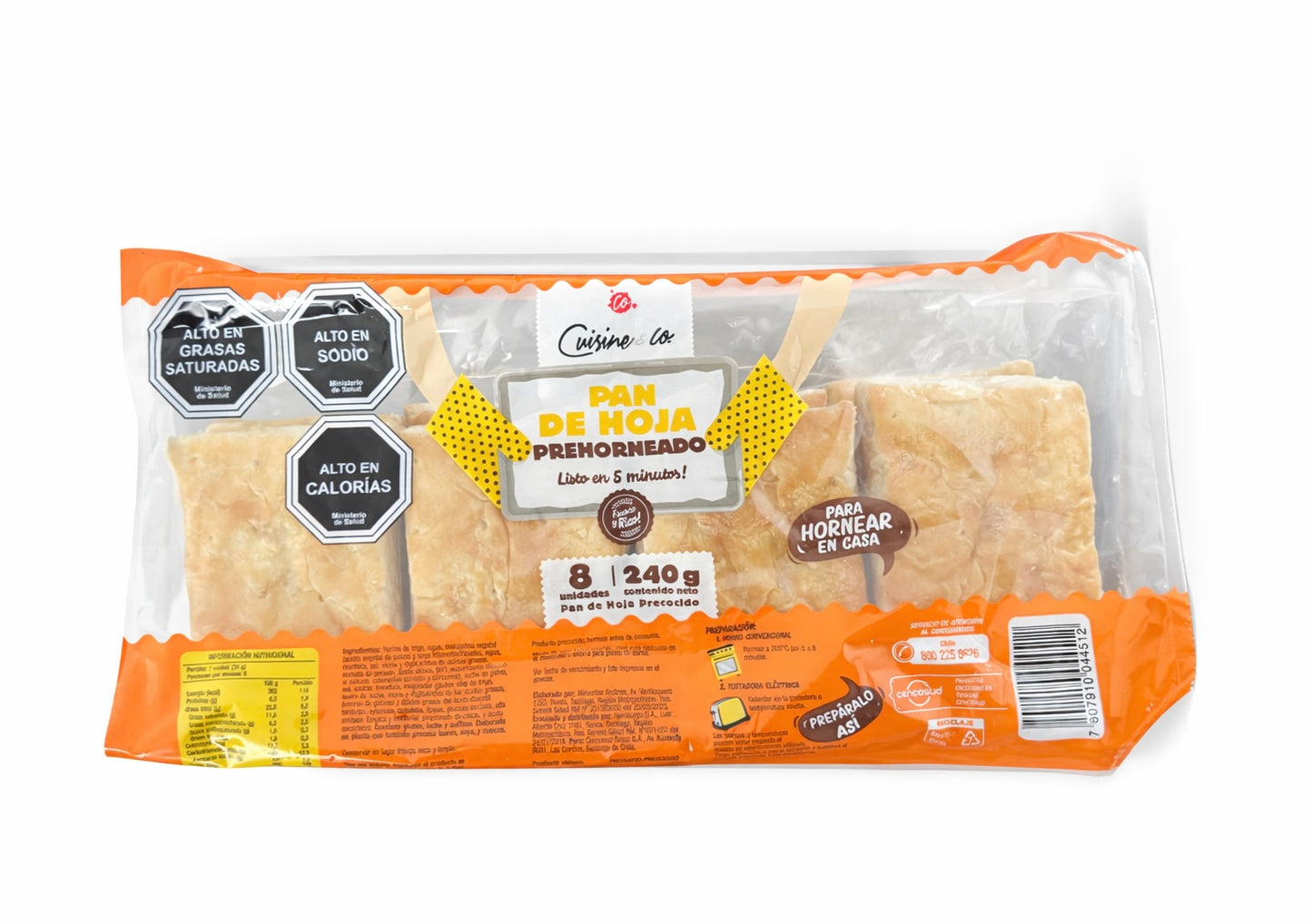 Pan precocido, variedades - Chilena Cossas 